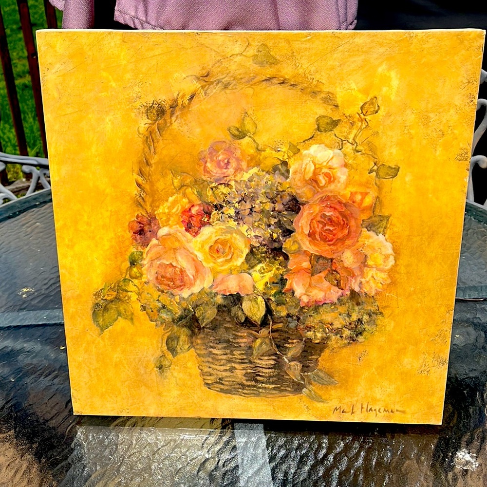 BASKET OF FLOWERS 💐 PRINT